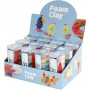Foam Clay®, couleurs scintillantes, couleurs métalliques, 12 set/ 1 Pq.