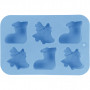Moule en Silicone, dimension trou 60x75mm, 12,5ml, 1 pce, bleu clair