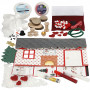 Maison de Noël Création Mousse/Soie, 1 kit