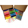 Crayons de Couleur Colortime, ass. de couleurs, L: 17,45 cm, mine 5 mm, JUMBO, 12 pièce/ 12 Pq.