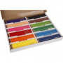 Crayons de Couleur Colortime, ass. de couleurs, L: 17,45 cm, mine 3 mm, 24 pièce/ 12 Pq.