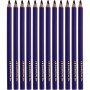 Crayons de Couleur Colortime, violet, L: 17,45 cm, mine 5 mm, JUMBO, 12 pièce/ 1 Pq.