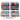 Colortime Feutres Double Pointe, largeur tracé: 2,3+3,6mm 24 packs, couleurs classique, couleurs additionnelles