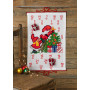 Kit de broderie Permin Calendrier de Noël Elfes décorations arbre 38x56cm