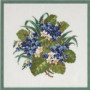 Permin Kit de Broderie Bouquet avec Violettes 37x37cm