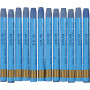 Pastels à la cire aquarellables, bleu ciel (337), L: 9,3 cm, 12 pièce/ 1 Pq.