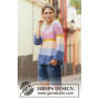 Sonora Sunrise Sweater par DROPS Design - Modèle Tricot Pull Tailles S - XXXL