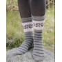 Telemark Socks by DROPS Design - Patron de Chaussettes Tricotées avec Motif Norvégien tailles 35 - 43