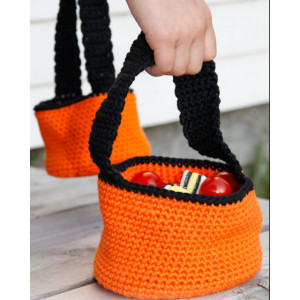 Trick or Treat! by DROPS Design - Patron de Panier d'Halloween Crochet 