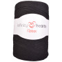 Infinity Hearts Ribbon Fabric Laine Ruban 02 Noir