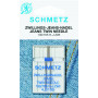 Schmetz Aiguille Twin Jeans pour Machine à Coudre 130/705 H-J ZWI 4,0-100 - 1 pce
