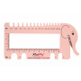 KnitPro Crochet Gauge &amp; Knitting Needle Gauge Elephant Pink