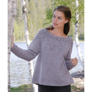 Sweater Agnes par DROPS Design - Modèle Tricot Pull Tailles S - XXXL