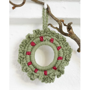 Fruits d'Hiver par DROPS Design - Patron de Couronne au Crochet 8,5cm