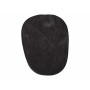 Patchs de coude en faux cuir ovale Gris Foncé 10x15cm - 2 pces