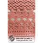 Rêve Pêche par DROPS Design - Patron de Veste au Crochet Tailles S - XXXL