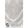 Douce Martine par DROPS Design - Patron de Poncho au Crochet Tailles S - XXXL