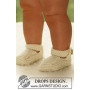 Bébé Harriet par DROPS Design - Patron de Robe et Bottines Bébé Tricotées Tailles 1 Mois - 4 Ans