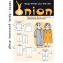 ONION Pattern Kids 10015 Robe, guêtres et combinaison Taille 68-86/6-18 mois