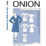 ONION Pattern Plus 9021 Robe portefeuille Taille. XL-5XL