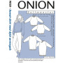 ONION Patron de Couture Plus 9020 Sweatshirt avec Emmanchures Profondes Tailles XL-5XL