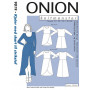 ONION Patron de Couture Plus 9019 Robes avec Jupe Tailles XL-5XL