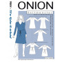 ONION Pattern Plus 9004 70'Er Dresses Size. XL-5XL