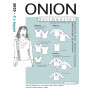 ONION Patron de Couture 5035 3 x Hauts Tailles XS-XL