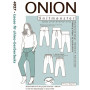 ONION Pattern 4027 Pantalon chinupper ample Taille 34-48