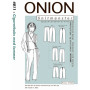 ONION Pattern 4011 Pantalon cigarette avec poches Taille 34-46