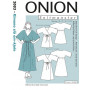ONION Pattern 2083 Kimono Wrap Dress Size. XS-XL