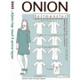 ONION Pattern 2042 Robe/Top avec 2 types de manches Taille 34-48