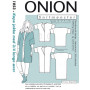 ONION Pattern 1053 Cape Jacket with 3/4 Long Sleeves Size. XS-XL