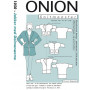 ONION Patron de Couture 1050 Veste à Manches Dolman Tailles XS-XL