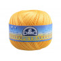 DMC Petra No. 8 Fil à crochet Unicolor 5742 Strong Yellow