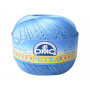 DMC Petra nr. 5 Fil à Crocheter Unicolor 5798 Bleu Jean