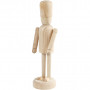 Figurine, H: 45cm, 1 pce, bouleau