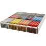 Crayon de Cire Colortime, ass. de couleurs, L: 10 cm, ép. 11 mm, 24 pièce/ 12 Pq.