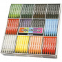 Crayon de Cire Colortime, ass. de couleurs, L: 10 cm, ép. 11 mm, 12x24 pièce/ 1 Pq.
