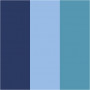 Marqueur Plus Colour, bleu ciel, bleu marine, turquoise, L : 14,5 cm, trait 1-2 mm, 3 pièces / 1 pk, 5,5 ml