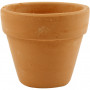 Pots de fleurs, H: 6,5 cm, d 7 cm, 24 pièce/ 1 boîte