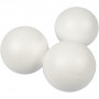 Boules Polystyrène, Ø8cm, 25 pces, blanc