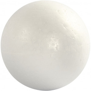 Boules en polystyrène, blanc, d 12 cm, 25 pièce/ 1 sac 
