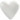 Coeurs en polystyrène, blanc, H: 11 cm, P: 5 cm, L: 11,5 cm, 25 pièce/ 1 Pq.