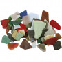 Fragments Mosaïque, dimension 15-60mm, épaisseur 5mm, 2kg, couleurs assorties