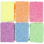 Soft Foam, couleurs néons, 6x10 gr/ 1 Pq.