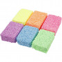 Soft Foam, couleurs néons, 6x10 gr/ 1 Pq.