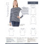 MiniKrea Patron de Couture 70227 T-shirt - Patron Papier tailles 34-50