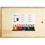 Crayons de couleur, ass. de couleurs, mine 5 mm, JUMBO, 144 pièce/ 1 Pq.