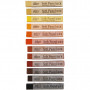 Pastels Tendres Gallery Set, harmonie brun, L: 6,5 cm, ép. 10 mm, 12 pièce/ 1 Pq.